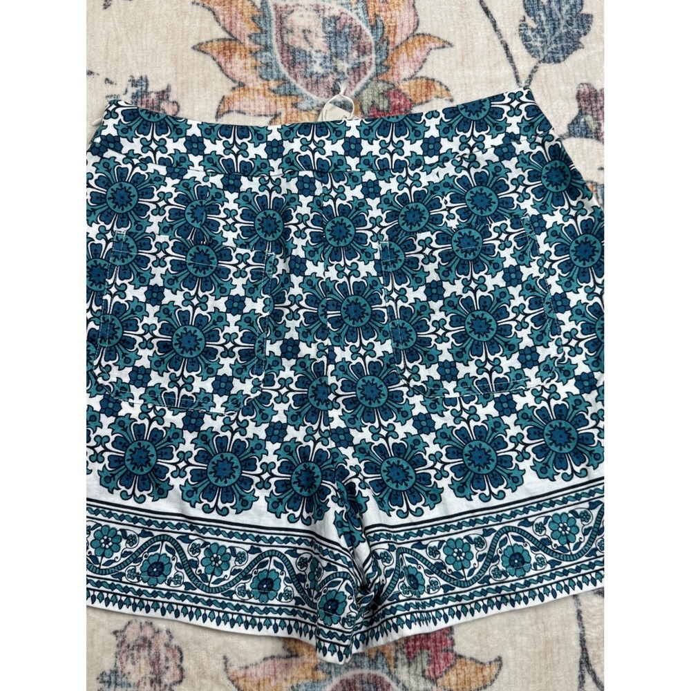 NWT Boden Georgina Linen Trouser Shorts Women's 8 Mom Style High Rise Coastal - Picture 8 of 8